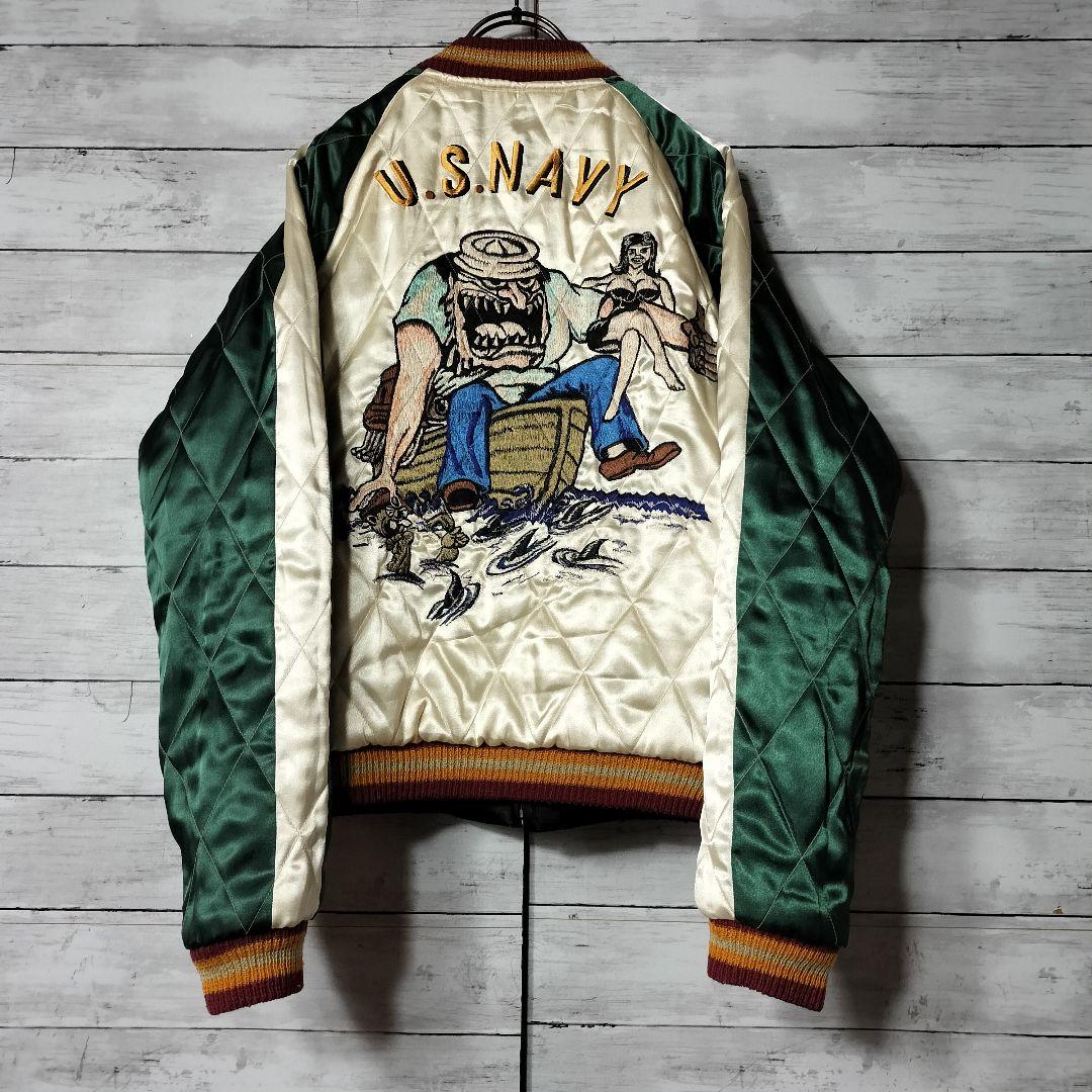 [超美品] 東洋エンタープライズ テーラー スカジャン リバーシブル サイズS