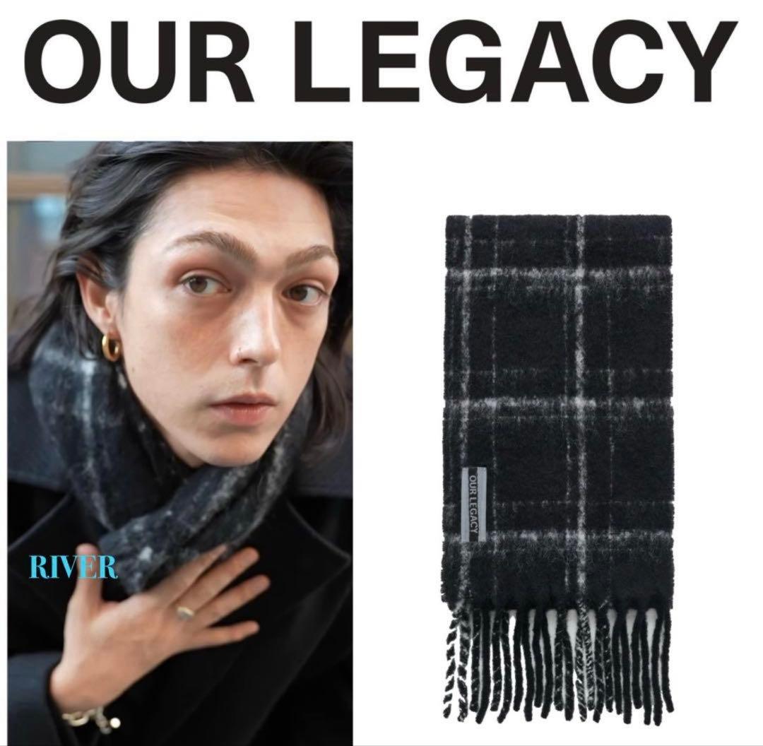 【OUR LEGACY】ESTATE SCARF / BROWN Check