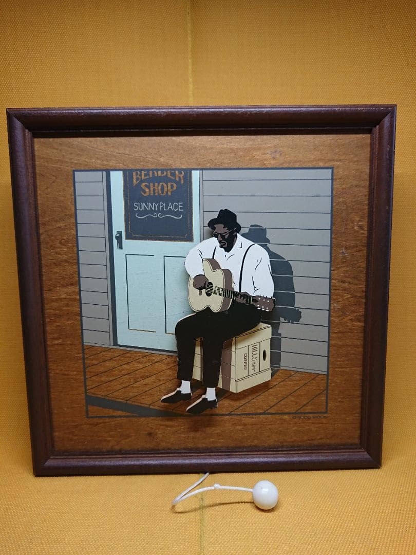 オルゴール　Jazz　Blues　置物　インテリア　工芸品　美術品　A2715