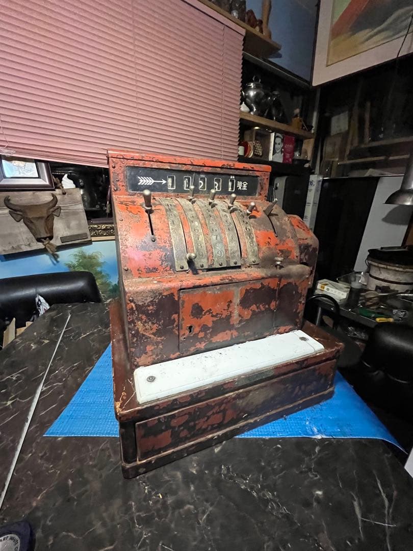 アンティークレジスター レトロレジスター 金銭登録機 セイコー金銭登録機