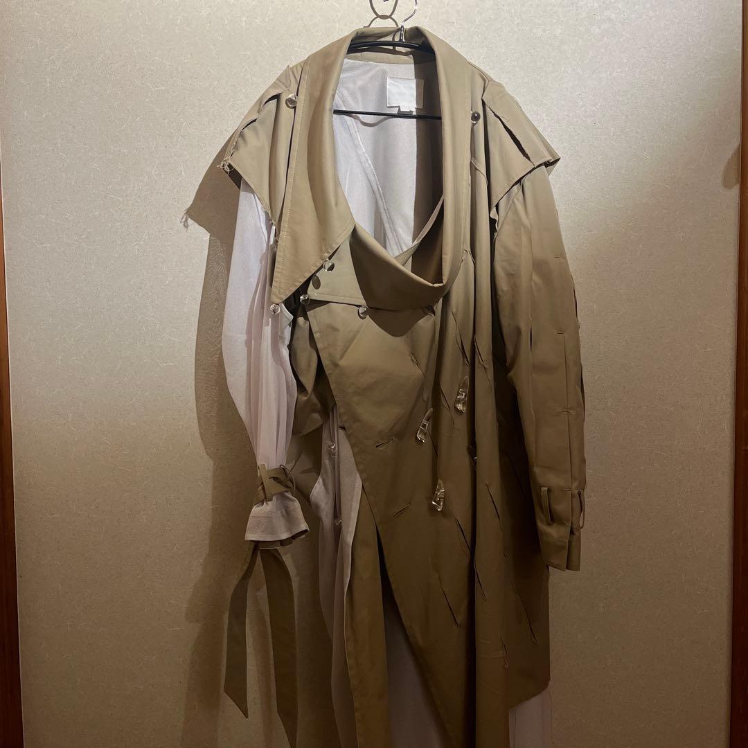 【美品】 BASE MARK 23ssトレンチコート M
