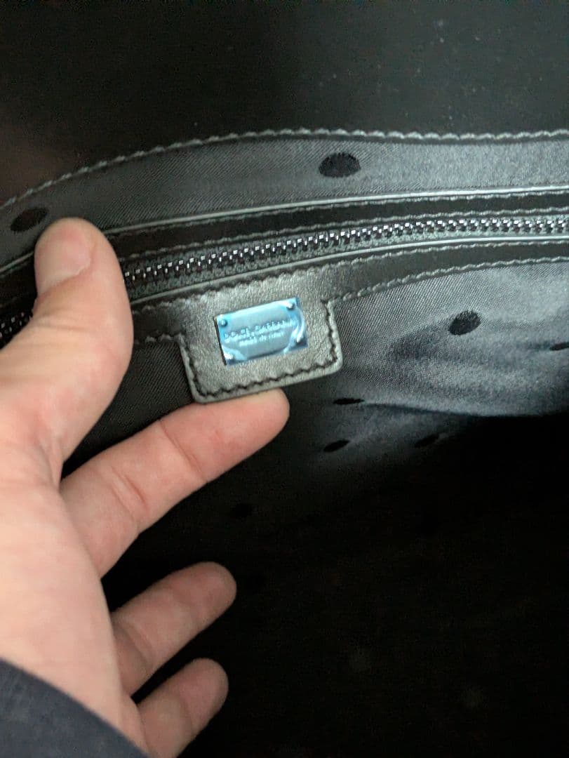 DOLCE & GABBANA ブラック トートバッグ