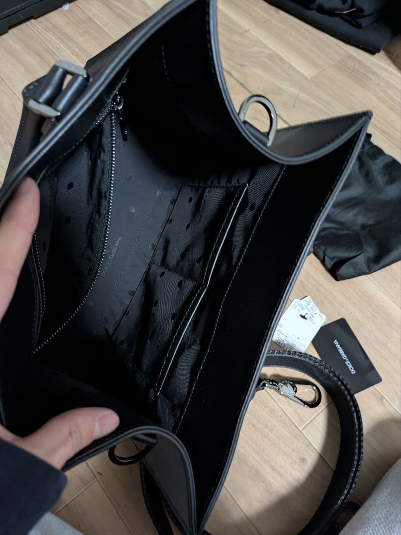 DOLCE & GABBANA ブラック トートバッグ