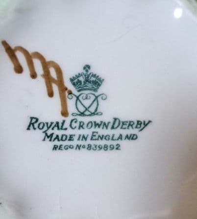 アンティーク　ロイヤルウースター ハンドペイント　トリオセット