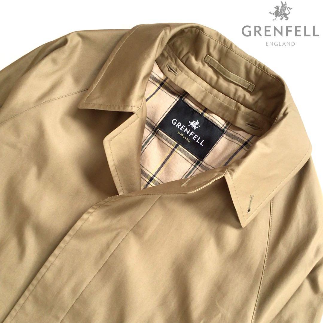 grenfell × BEAMS F SLIM CAMBELL\"一枚袖バルカラー