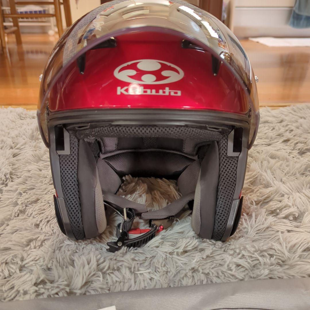 【美品】OGK Kabuto EXCEED ヘルメット M 純正ミラーシールド付