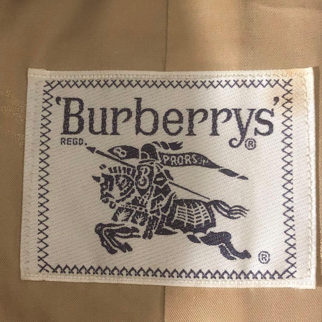 美品 バーバリー ダブルチェスターコート カシミヤ混 ロング 裏地総柄 9AB2