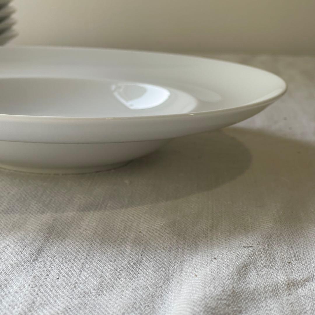 リチャードジノリ　インペロホワイト　6セット　白磁　スーププレート 26cm