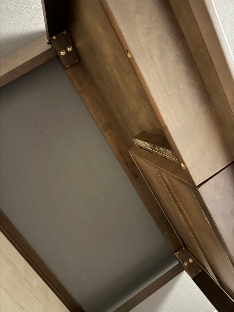 【札幌ファニシング】ブラウン木製ダイニングテーブル