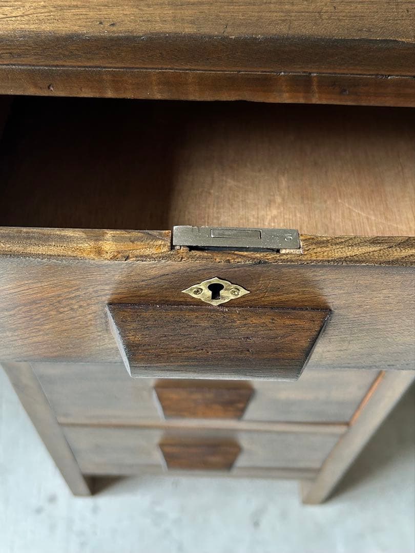 アンティーク　日本製　家具　机　デスク　レストア済み