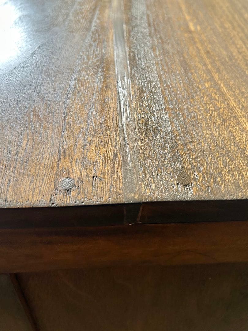 アンティーク　日本製　家具　机　デスク　レストア済み