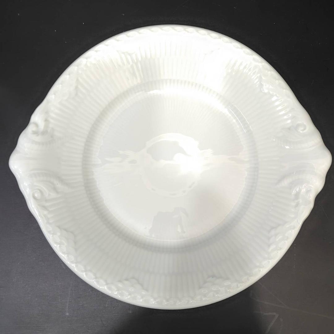 ロイヤルコペンハーゲン ホワイトフルーテッド プレート 2枚 MH206