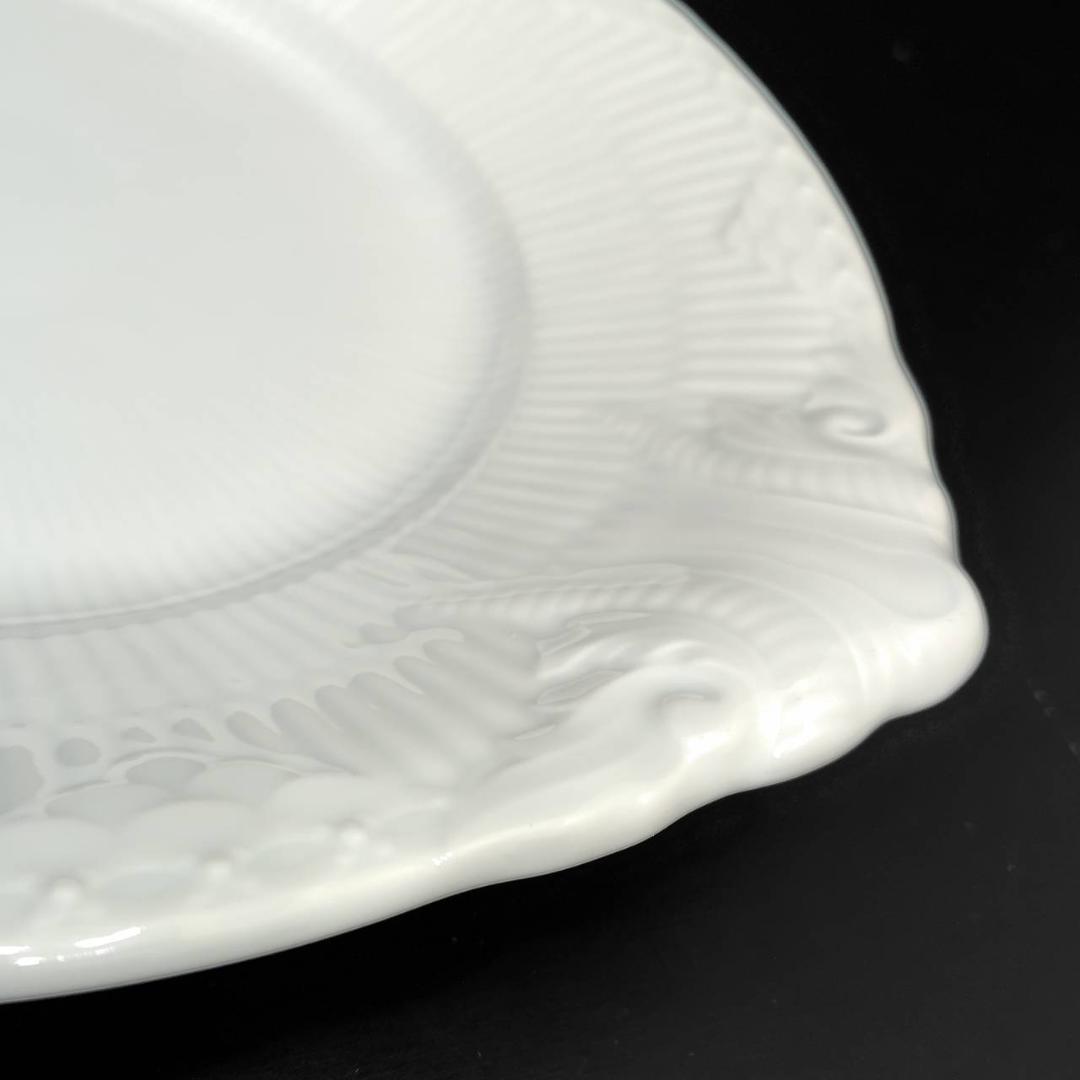 ロイヤルコペンハーゲン ホワイトフルーテッド プレート 2枚 MH206