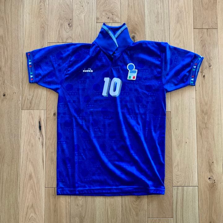 1994年　イタリア代表　ユニフォーム　ロベルト・バッジョ　イタリア製