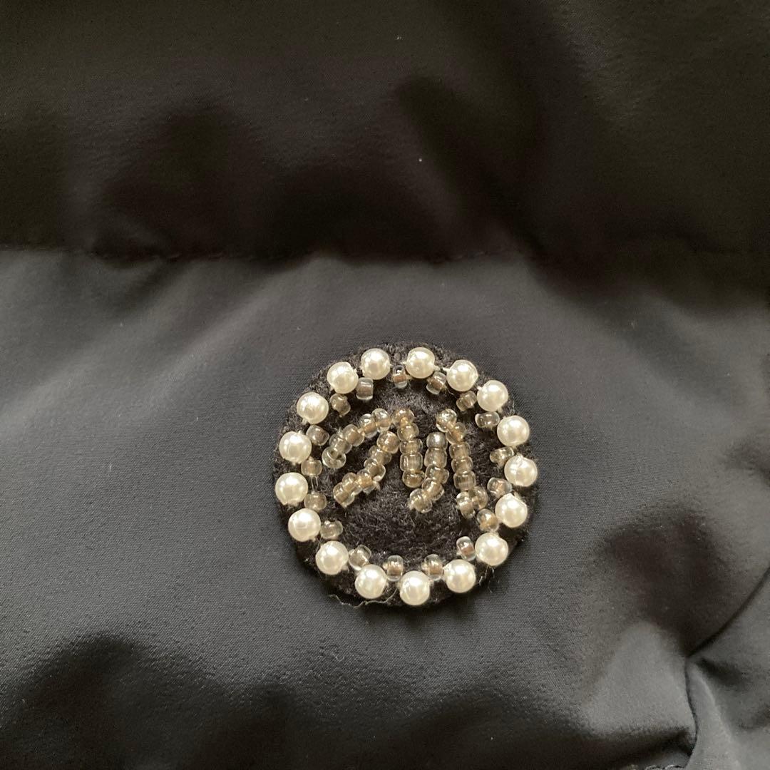 M’SGRACY フリルダウンベスト　黒　38