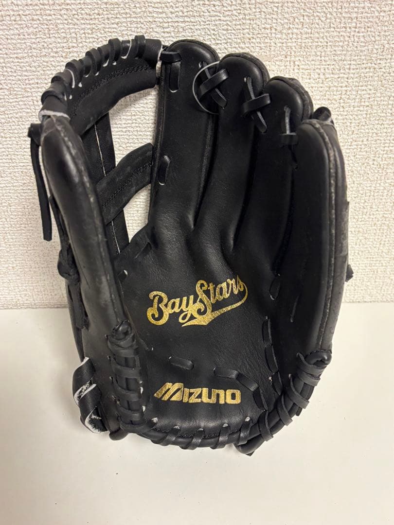 Mizuno BayStars 野球グローブ 左投げ用 黒