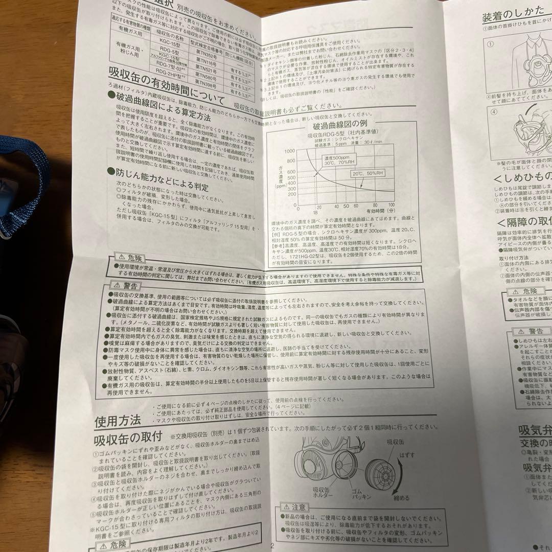 キムKOKEN 興研ハイスコープV型 防塵マスク新品