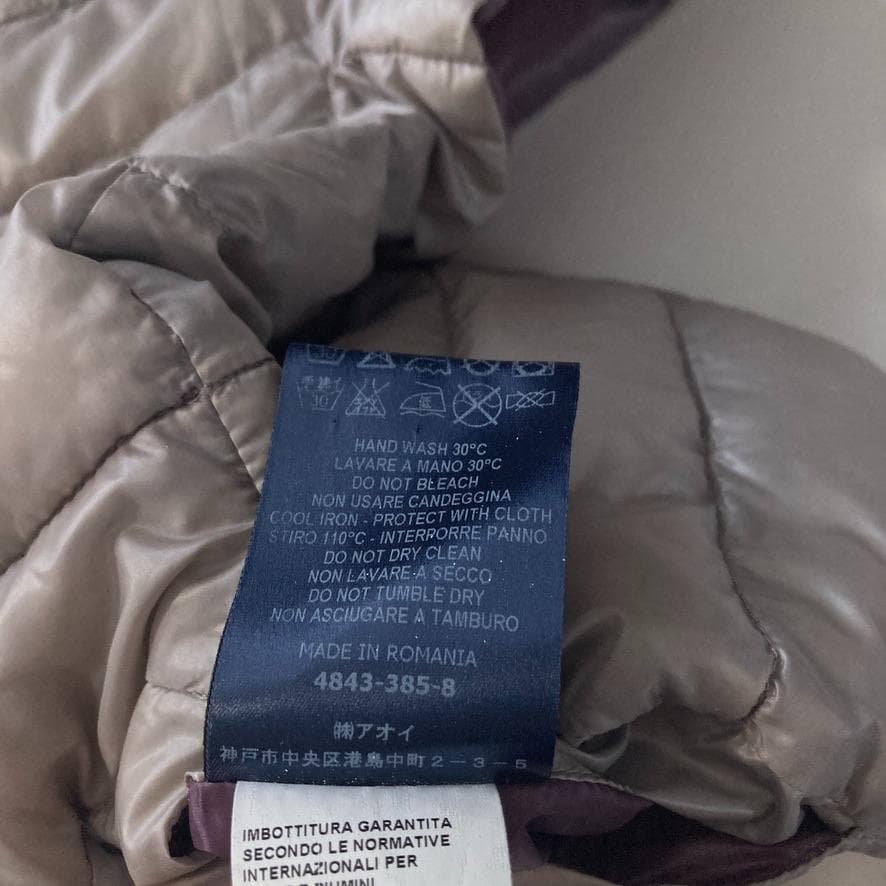 【 れいれい】HERNO　リバーシブル 半袖 ダウンジャケット 軽量 42