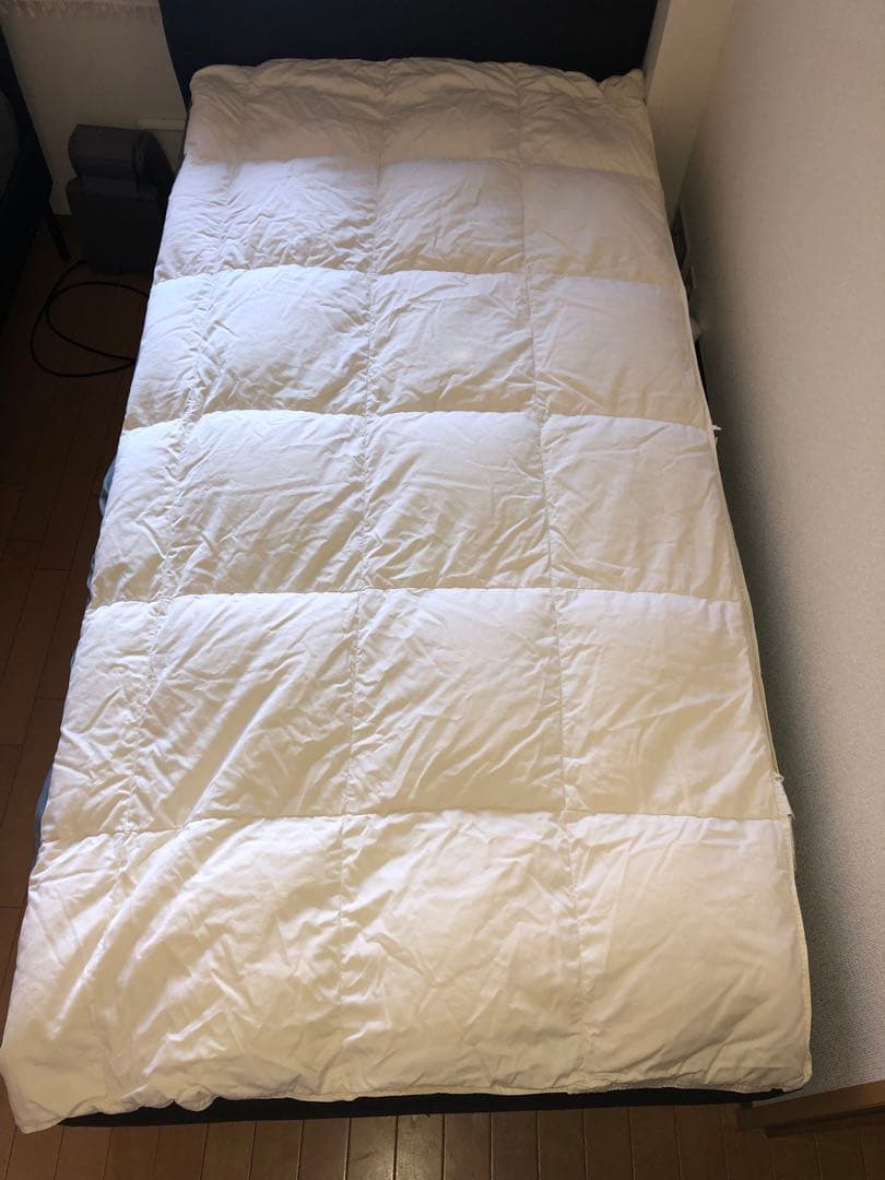 西川リビング　肌掛け羽毛布団　クイーンサイズ