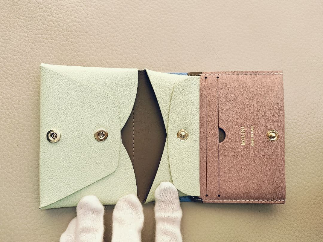 MOLINI 二つ折り財布 イタリア製★ 新品未使用★