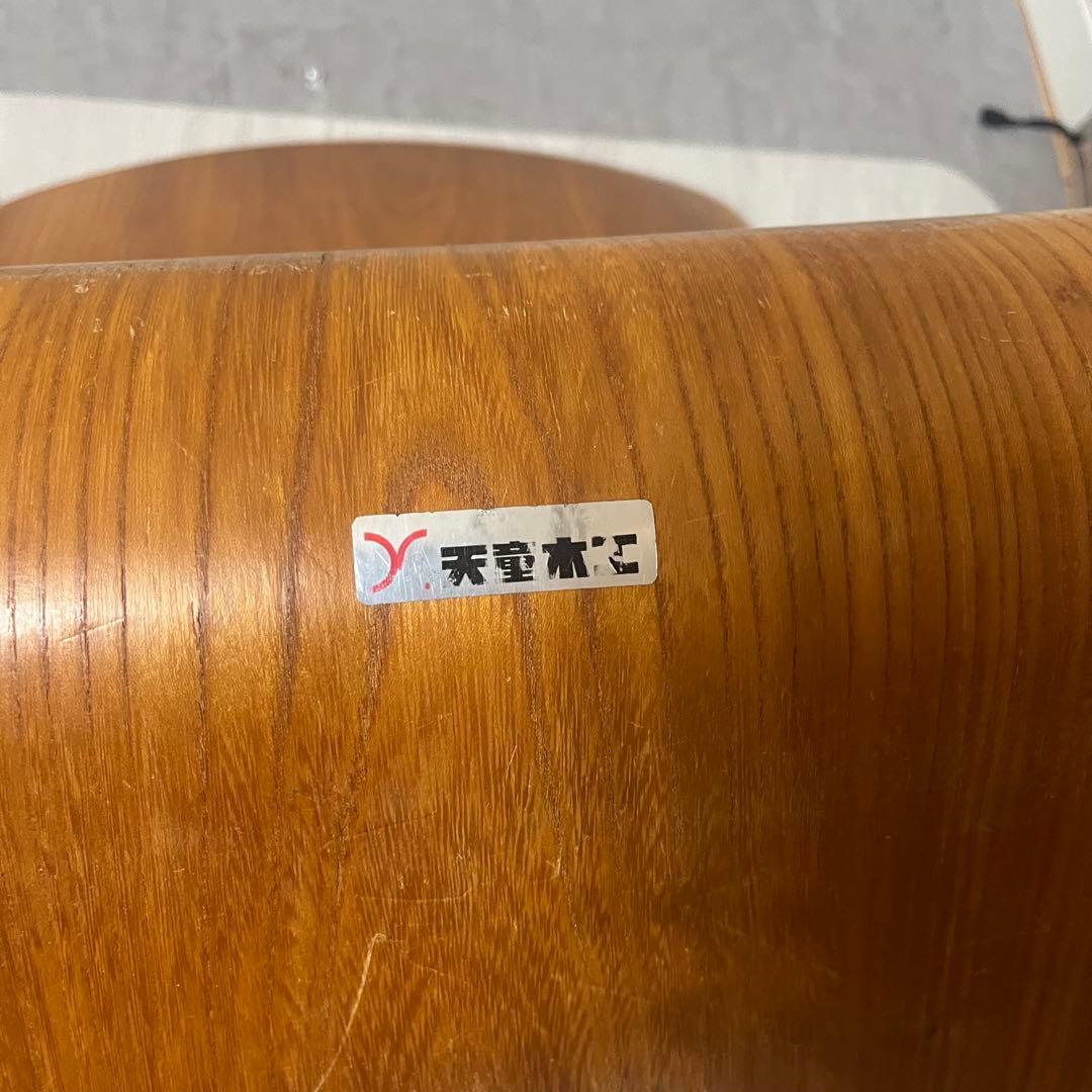 天童木工 Tendo 木製 座椅子 4脚 和室 旅館