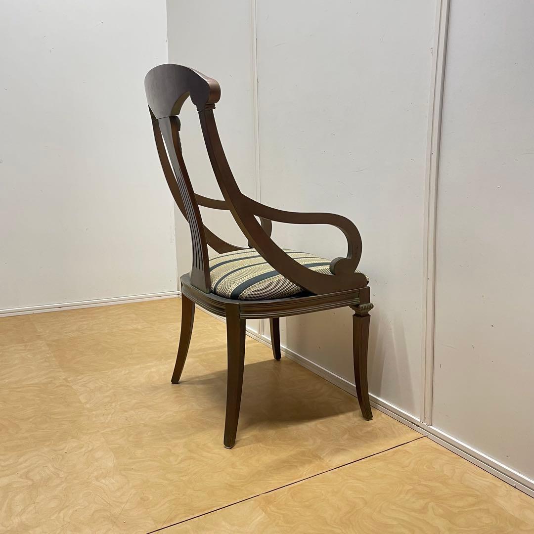 アンティーク調アームチェア② ダイニングチェア チェア 椅子 イス ロココ調