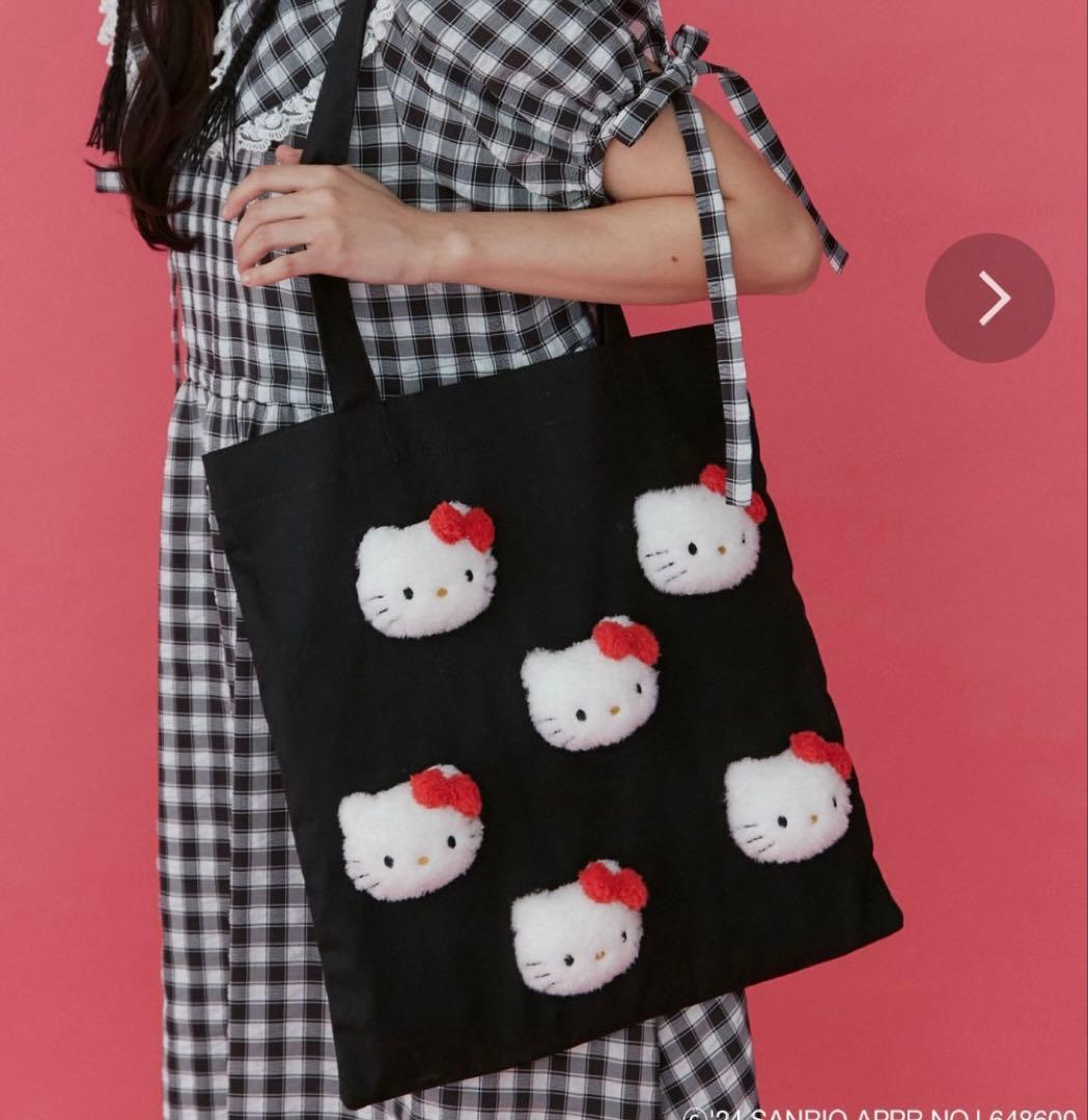 新品タグ付き merry jenny ハローキティ もこもこトート サンリオ