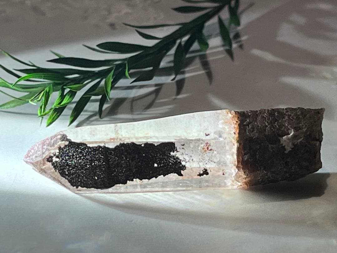 ダウ　ホワイトファントム ✨ヒマラヤ　ピンク水晶  原石　ポイント