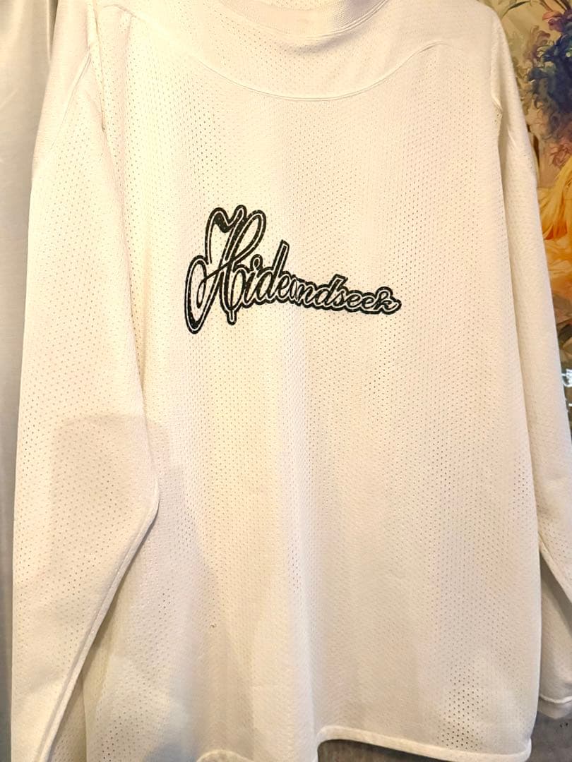 Hide and Seek メッシュシャツ Kj着用色違い ロンT