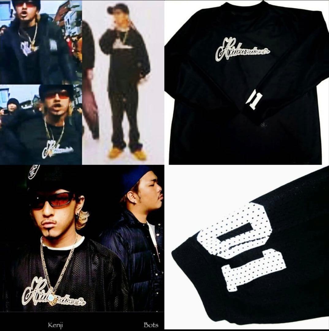 Hide and Seek メッシュシャツ Kj着用色違い ロンT