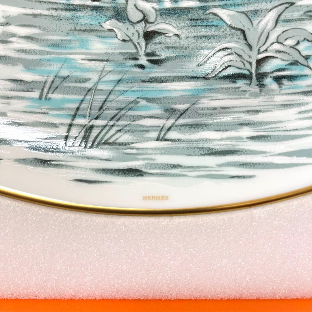 【新品　ギフト包装】エルメス　赤道直下のスケッチ　タルトプラッター　32cm