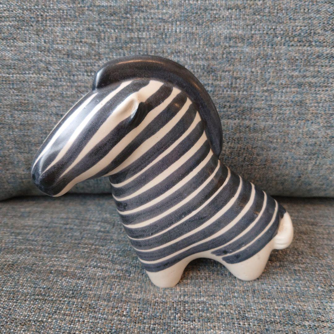 ARABIA アラビア ヴィンテージ しまうま 置物 陶器