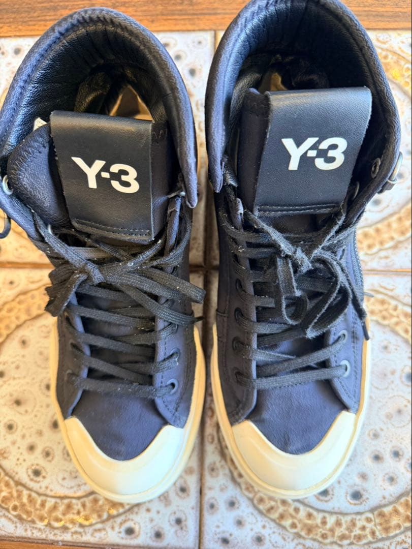 【訳あり】Y-3 AJATU COURT HIGH ハイカットスニーカー 37