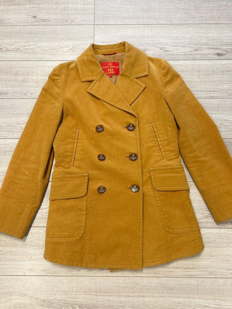 ヴィヴィアンウエストウッドレッドレーベル 日本製 Wブレストコート　オーブ