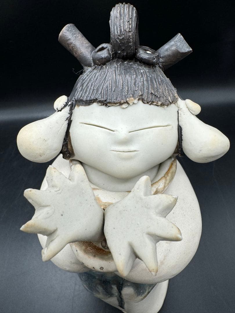 c512　砥部焼　森元青芳　念ずれば花ひらく