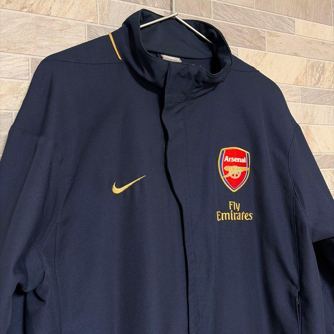 00s NIKE アーセナル トラックジャケット ジャージ メッシュ L 希少