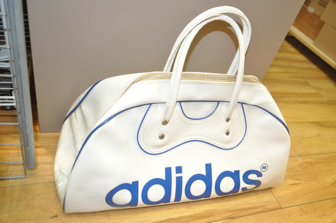 adidas アディダス 80S エナメルボストンバッグ ヴィンテージ