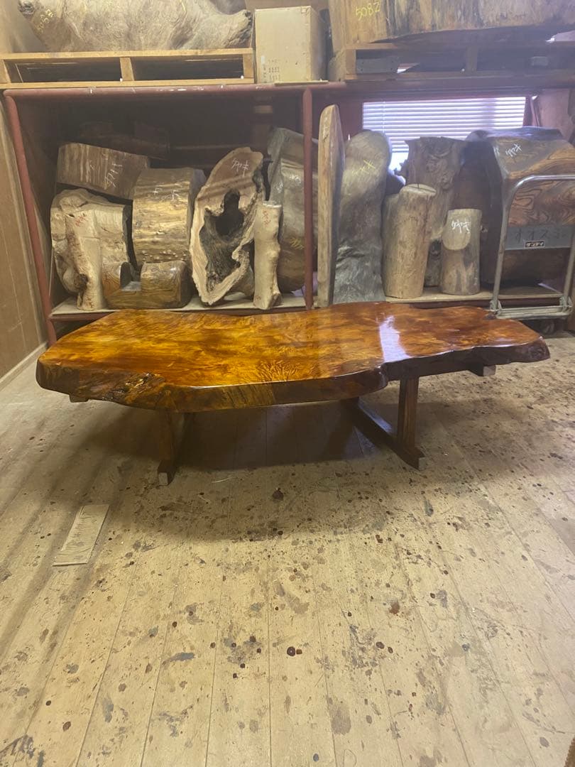 栃の木　天板　テーブル板　棚板　木材　DIY　天然木　一枚板　013