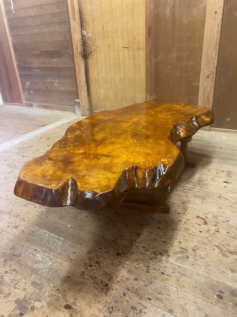 栃の木　天板　テーブル板　棚板　木材　DIY　天然木　一枚板　013