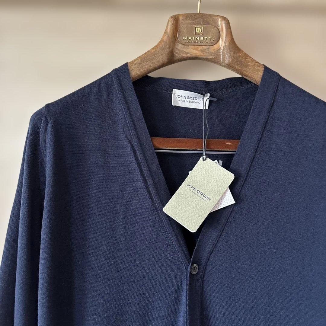 h*様 JOHN SMEDLEY PERWORTH ネイビーカーディガン