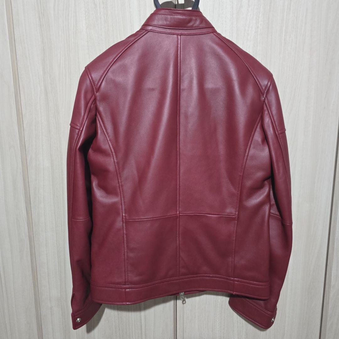 RattleTrap ボルドー シングルライダースジャケット M