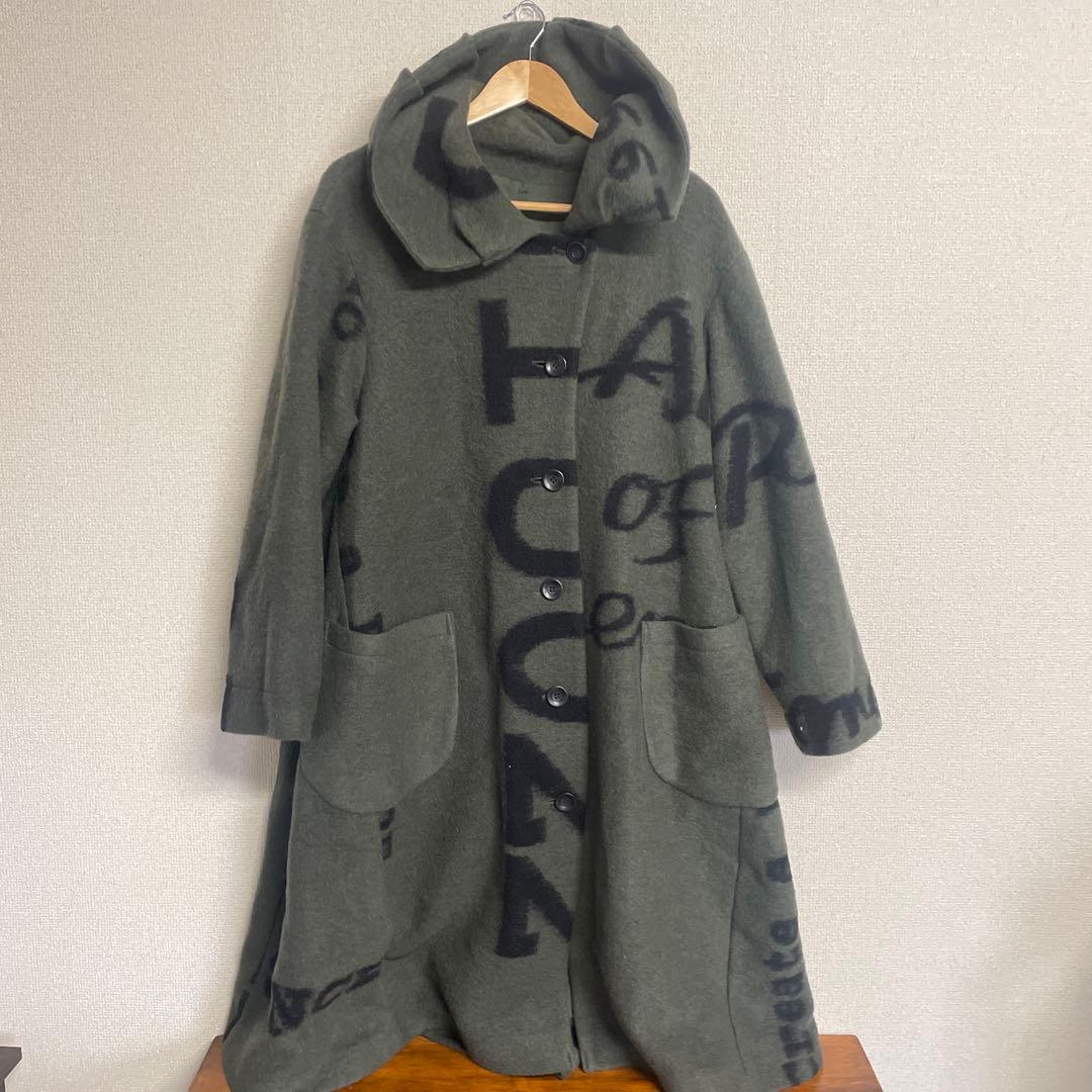 584　慈雨　40　ウールコート