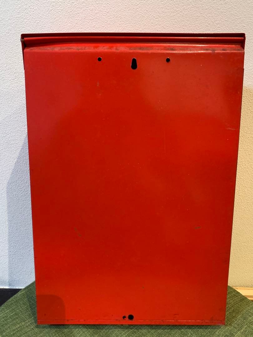 【状態良】昭和レトロ　郵便ポスト　郵便受け　骨董　赤ポスト　ポスト　手紙