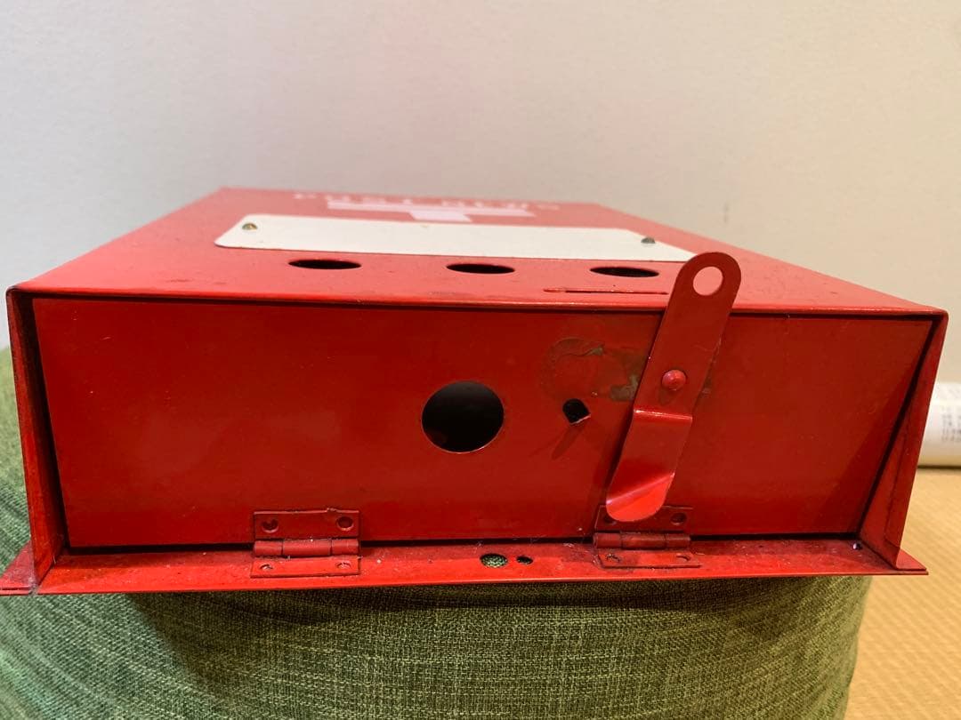 【状態良】昭和レトロ　郵便ポスト　郵便受け　骨董　赤ポスト　ポスト　手紙