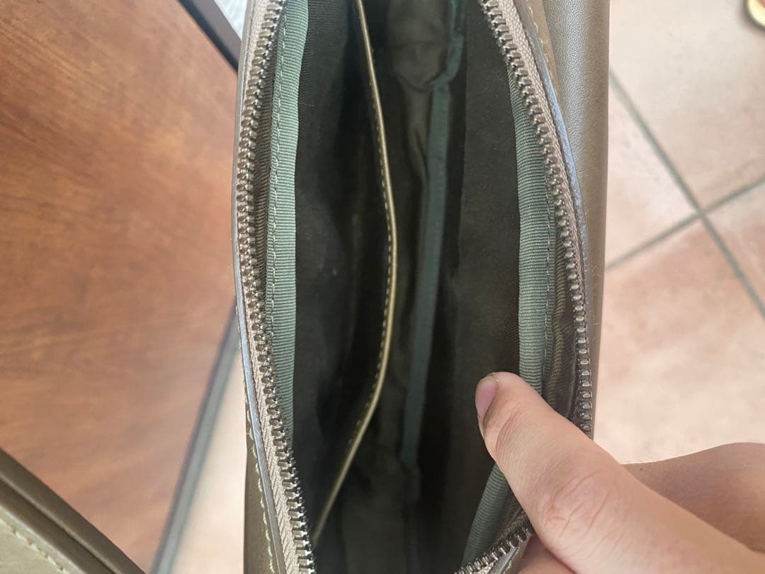 土屋鞄　ビークルスモールフラップショルダー ヴィンテージオリーブ　レザーバッグ