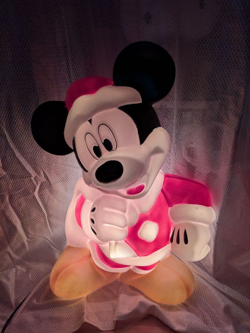 貴重 バンダイ ディズニー ミッキーマウス サンタ イルミネーション