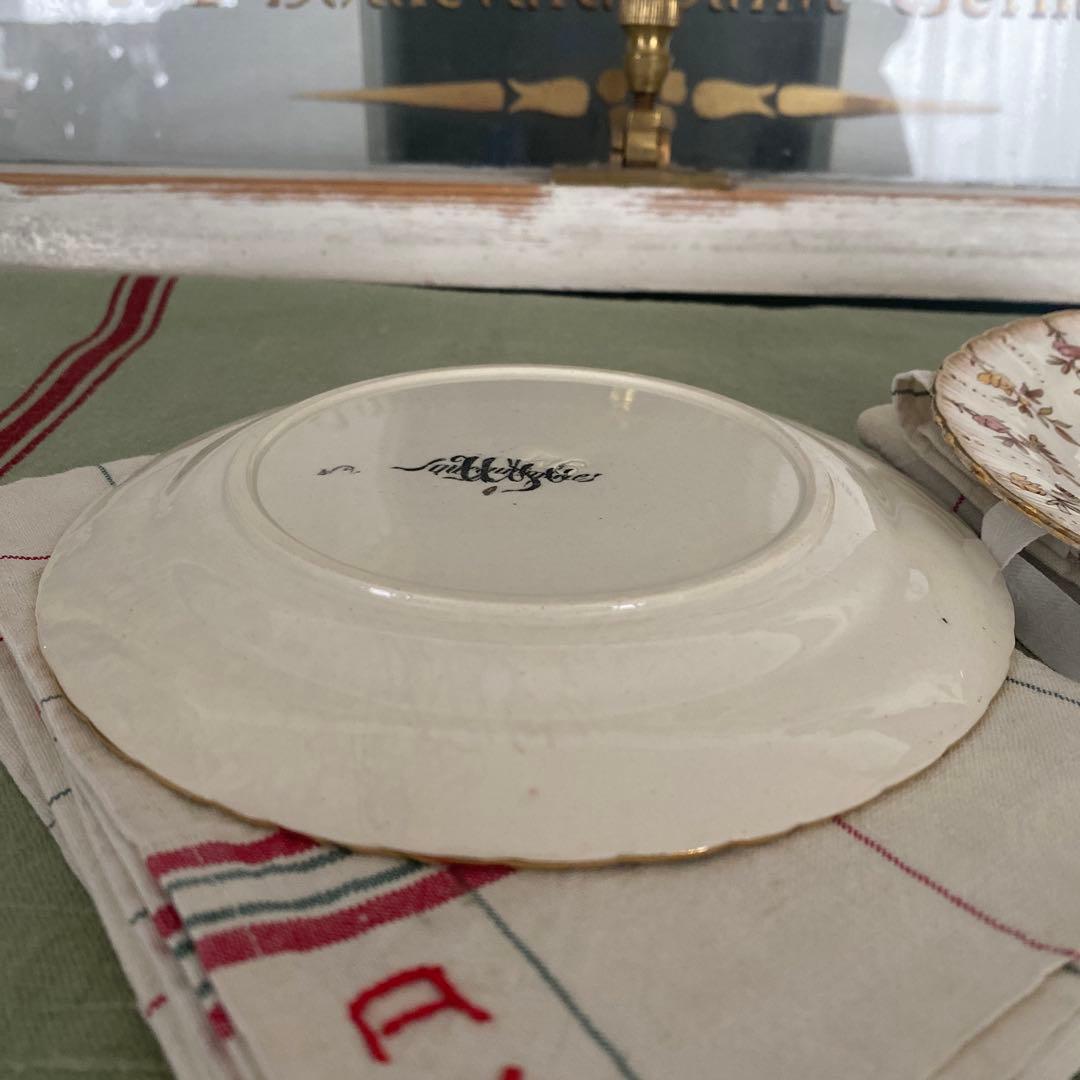 Sarreguemines　ルイ15世　プレートセットフランスアンティーク【C】