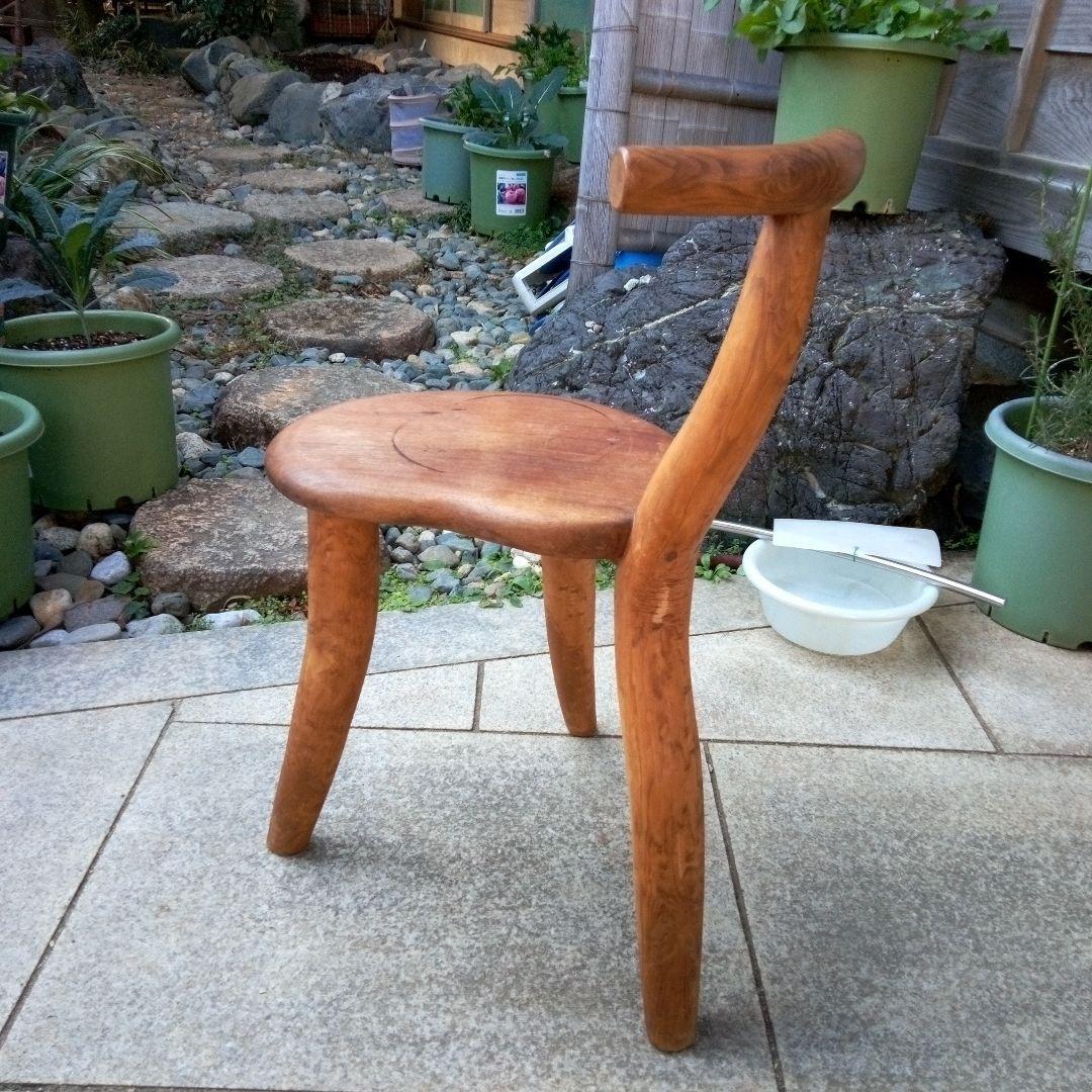 自然木の椅子　ハンドメイド　handmade　手作り　椅子　天然木　自然木