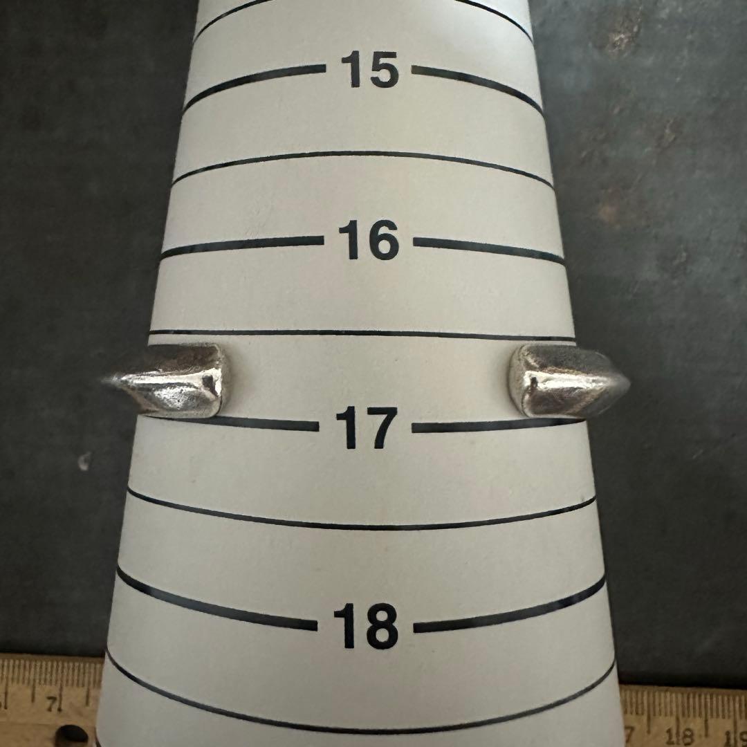 激渋　希少　ヴィンテージ　バングル　トライアングル　シルバー　925 ナバホ