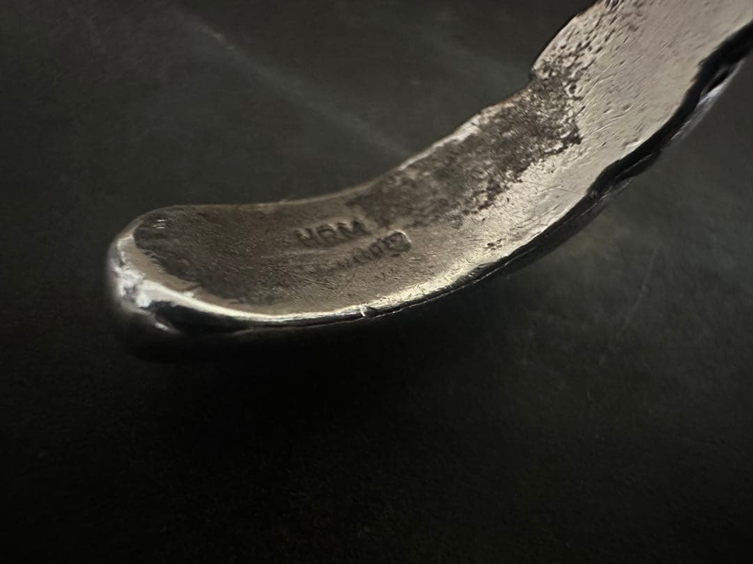 激渋　希少　ヴィンテージ　バングル　トライアングル　シルバー　925 ナバホ